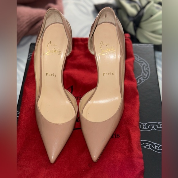 Christian Louboutin - Iriza Nude Heels - Size 39 - Picture 4 of 5